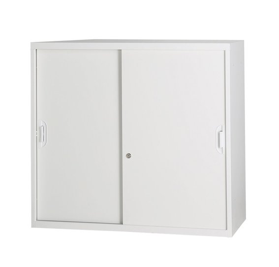 【新品】ＮHS ＮHS-H11-W 豊国工業 ローキャビネット／引き違い