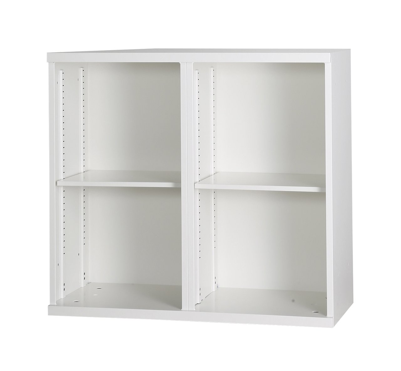 【収納家具】 コンビネーション収納/2列オープン書庫【事務用品】【ホワイト】
                        NHS
                                    新品
            