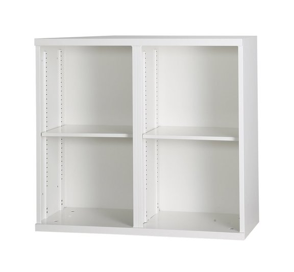 【新品】NHS NHS-K21-W 豊国工業 ローキャビネット／オープン