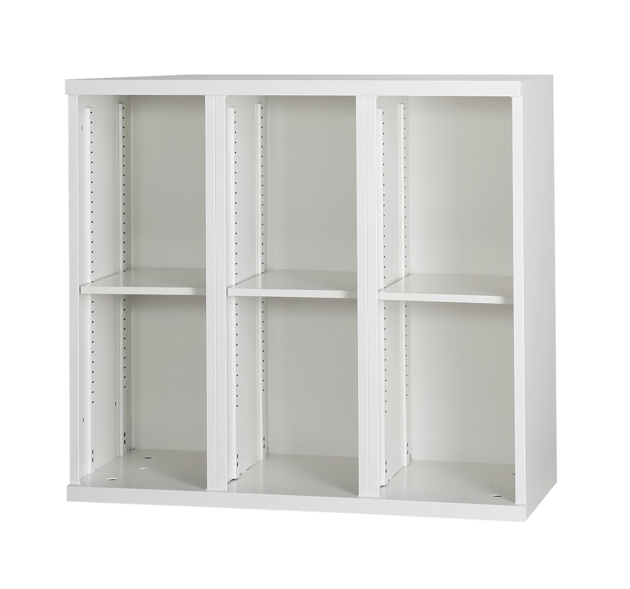 【収納家具】 コンビネーション収納/3列オープン書庫【事務用品】【ホワイト】
                        NHS
                                    新品
            