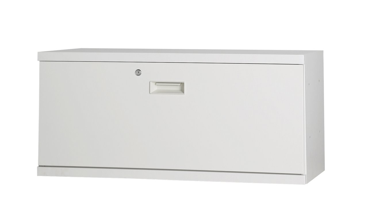 【収納家具】 コンビネーション収納/1段ラテラル書庫【事務用品】【ホワイト】
                        NHS
                                    新品
            