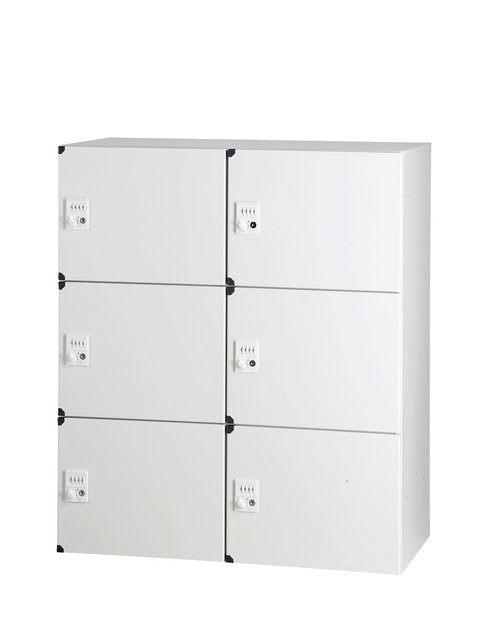 【新品】HOS HOS-PD10506C-W 豊国工業 6人用更衣ロッカー