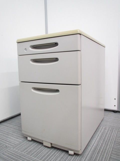 【中古】SD  DS35XJ-Z421 オカムラ（okamura） ワゴン3段