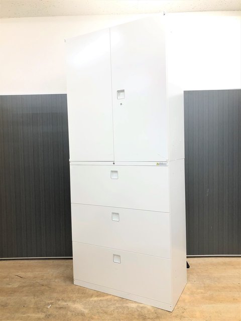 【中古】レクトライン   オカムラ（okamura） ハイキャビネット／その他