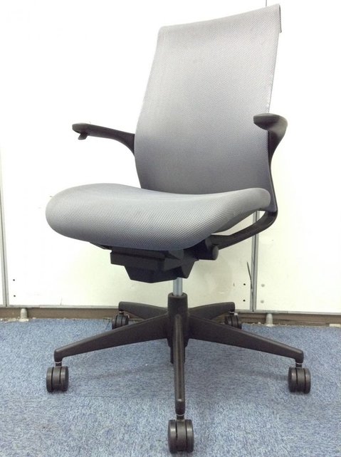 【中古】エムフォー（アルミ脚）   コクヨ（KOKUYO） 肘付ハイバックチェア