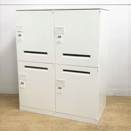 【人気商品】【4人用メールロッカー】オカムラ製　レクトライン　ダイヤル錠ロッカー【人気商品】【収納】【京都・滋賀】