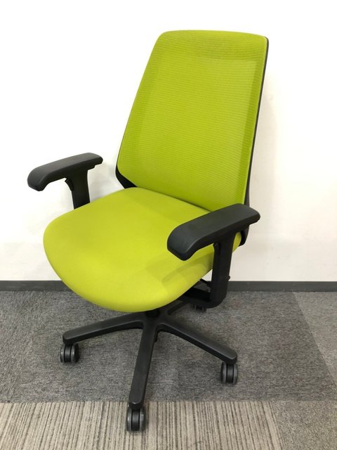 【中古】ノナ   イトーキ（ITOKI） 肘付ハイバックチェア