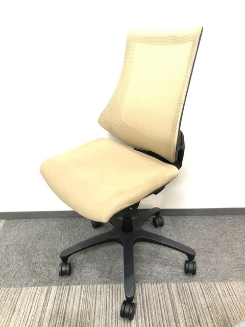 【中古】エフ   イトーキ（ITOKI） 肘無ハイバックチェア