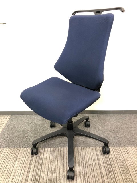 【中古】エフ   イトーキ（ITOKI） 肘無ハイバックチェア