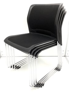 4脚＝1セット／セット価格（10％OFF）／大人気／定番／メッシュ構造／ステンレス脚　◆KOKUYO／コクヨ　◆Caravel／カラベル ※横浜店撮影画※