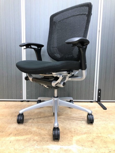 【中古】コンテッサ  CM32SB FBF1 オカムラ（okamura） 肘付ハイバックチェア