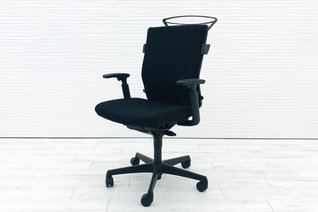 【根強い人気商品】オカムラ製エスクード/ブラック/コートハンガー付き