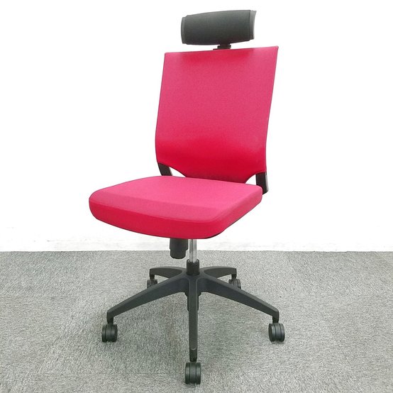 【中古】KT-6 KC-KT60 プラス（PLUS） 肘無ハイバックチェア