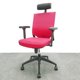 【2脚入荷】ヘッドレスト付きチェア入荷！中古　OAチェア　オフィスチェア　プラス　テレワーク　在宅ワーク