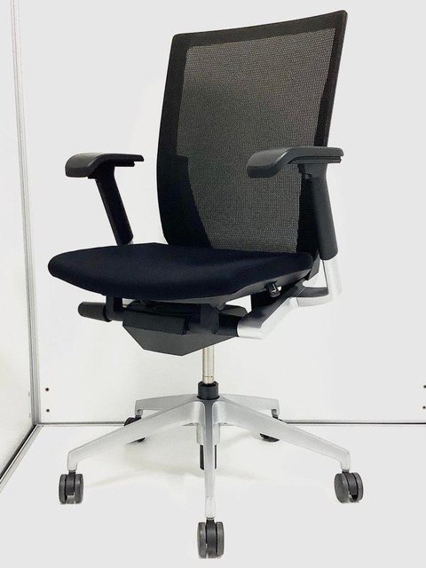 【中古】ヴェント  KE837JB-Z5T1 イトーキ（ITOKI） 肘付ハイバックチェア