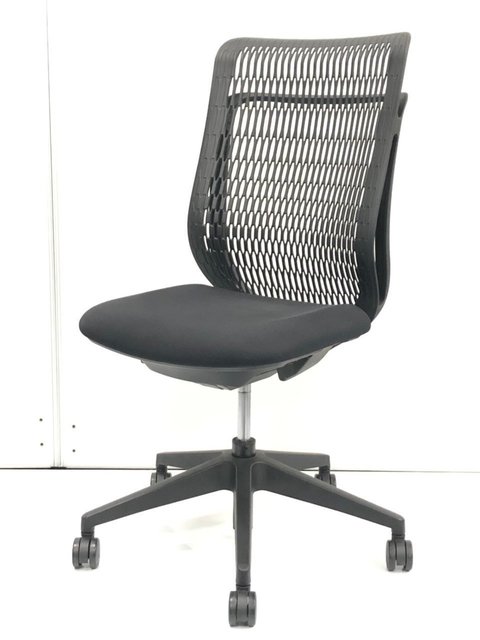 【背面通気性◎ロットで揃います！】ウチダ（UCHIDA）/AJチェア（AJ CHAIR）/ブラック/メッシュともクッションとも違う背面の質感！　★