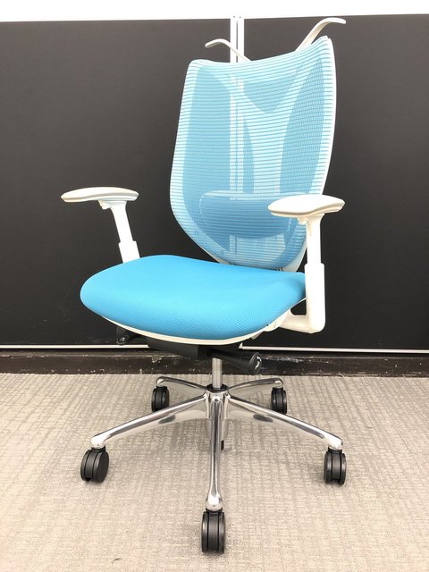 【中古】サブリナ   オカムラ（okamura） 肘付ハイバックチェア