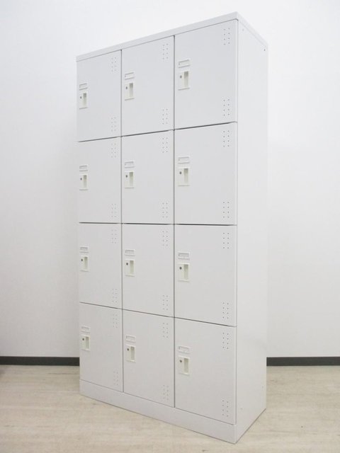 【中古】SLK  SLK-HT12LSAW コクヨ（KOKUYO） 12人用更衣ロッカー