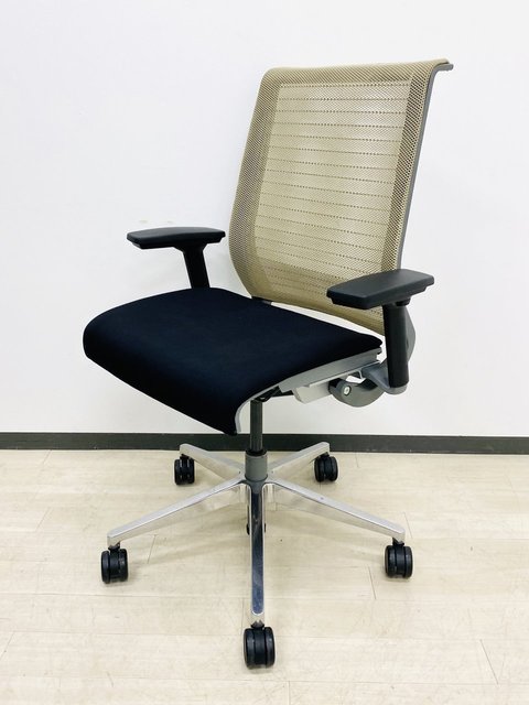 【中古】シンクチェア（2014年以前モデル）   Steelcase（スチールケース） 肘付ハイバックチェア