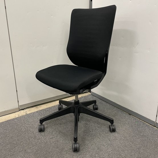 【中古】エピオス   イトーキ（ITOKI） 肘無ハイバックチェア
