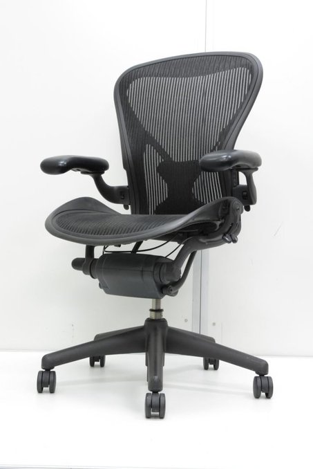 【中古】アーロンチェア   Herman Miller（ハーマンミラー） 肘付ハイバックチェア