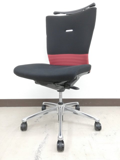 【中古】フィーゴ   オカムラ（okamura） 肘無ローバックチェア