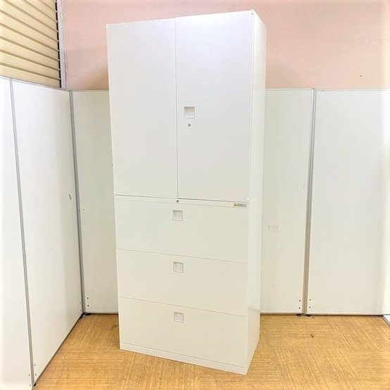 【中古】レクトライン   オカムラ（okamura） ハイキャビネット／その他
