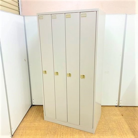 【中古】L型  HDL-0941SS-WE イトーキ（ITOKI） 4人用更衣ロッカー