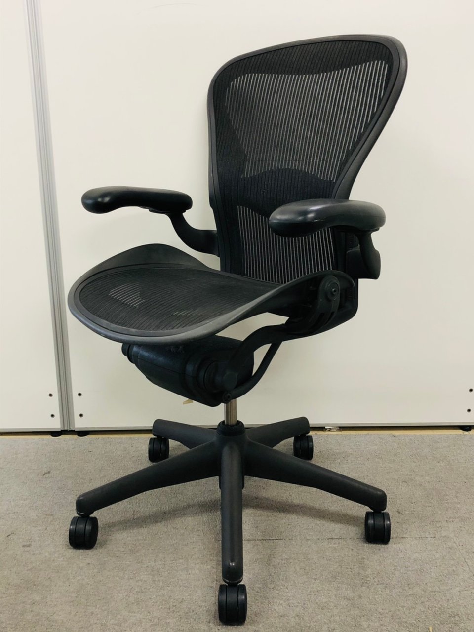 [メッシュチェア最高峰] アーロンチェア(Aeron Chairs) Bタイプ ■ランバーサポート装備!![ワークチェアの定義を一新]
                        アーロンチェア 
                                    中古
            