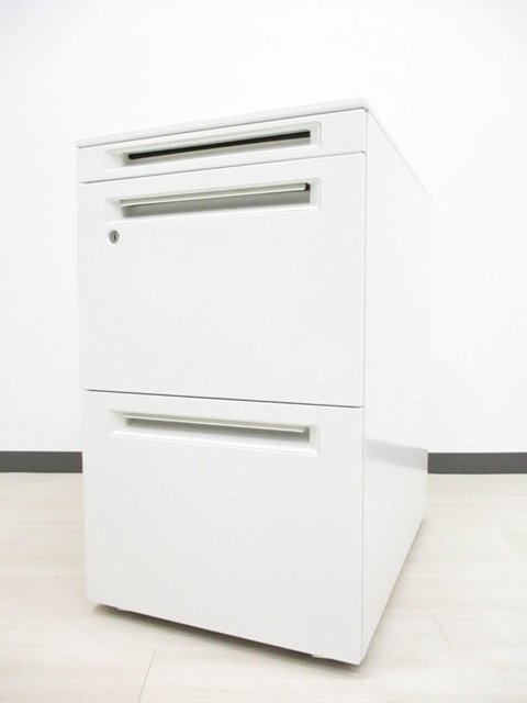 【中古】アドバンス   オカムラ（okamura） ワゴン3段