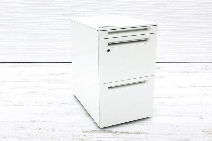 【定価約9万円！！フリアド用三段ワゴンの入荷です！！ホワイトカラー！！】■オカムラ■プロユニット