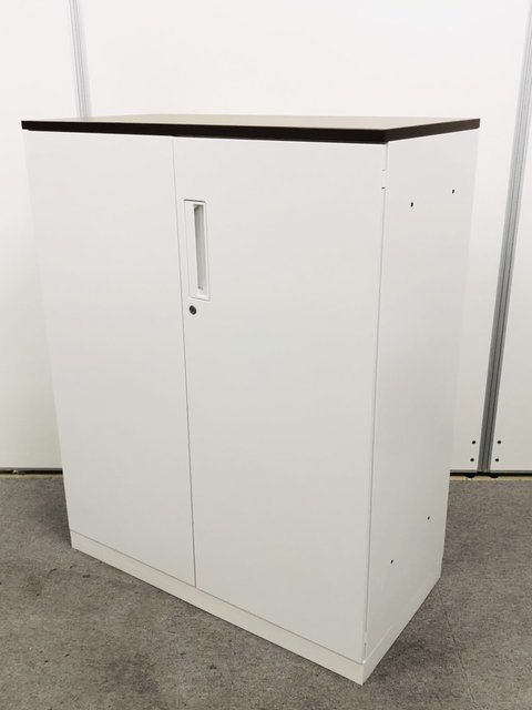 【中古】エディア  BWUH-SD59SAWN コクヨ（KOKUYO） ローキャビネット／両開き