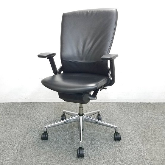 【中古】パルス   ウチダ（UCHIDA) 肘付ハイバックチェア