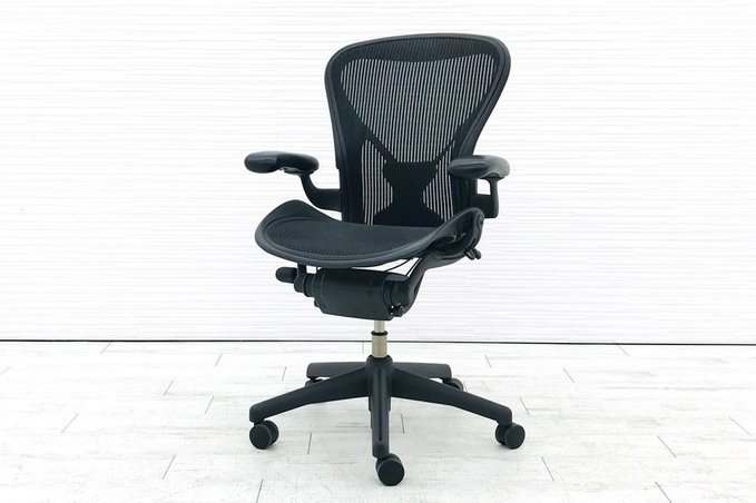 【中古】アーロンチェア   Herman Miller（ハーマンミラー） 肘付ハイバックチェア