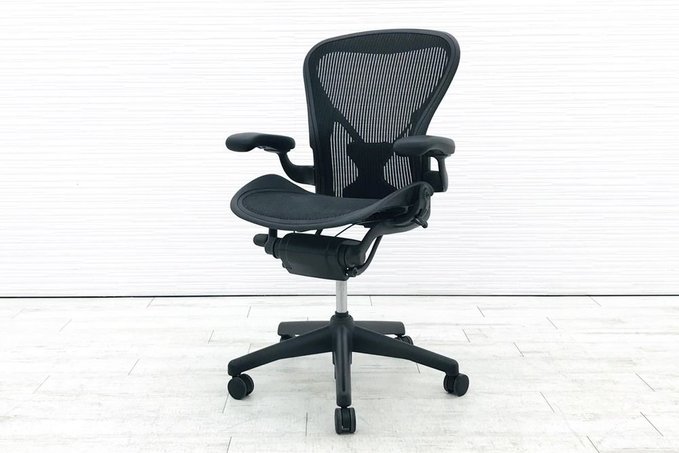 【中古】アーロンチェア   Herman Miller（ハーマンミラー） 肘付ハイバックチェア