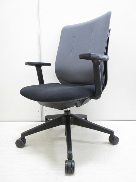 【中古】AJ（エージェイ）   ウチダ（UCHIDA) 肘付ハイバックチェア