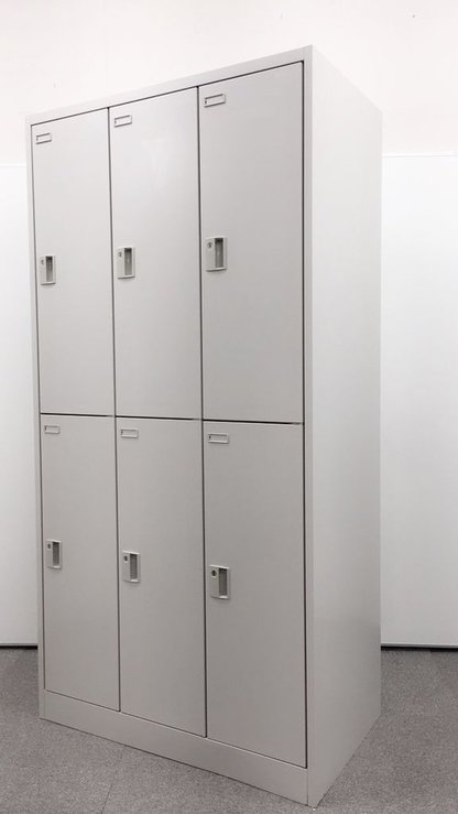 【中古】FZ-W   オカムラ（okamura） 6人用更衣ロッカー