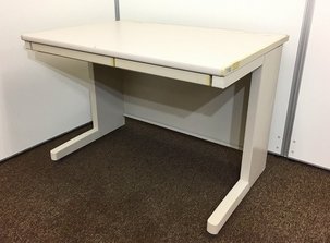 【使いやすいデザイン】コクヨ製　平机　新BS　BS　W1000　PCデスク　ニューグレー　事務　