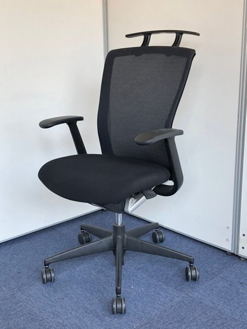 【中古】エトス   コクヨ（KOKUYO） 肘付ハイバックチェア