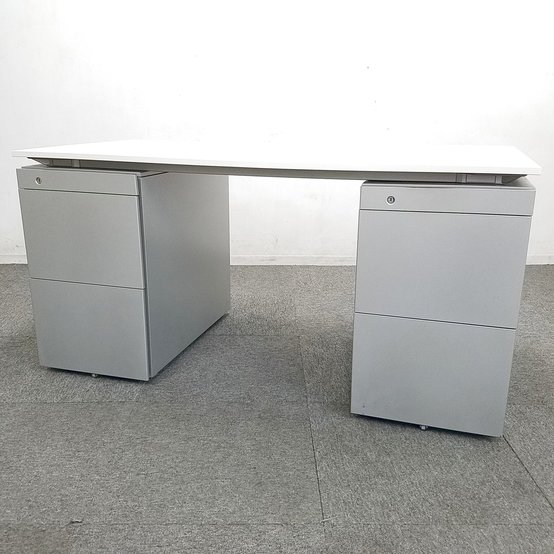 【中古】プロユニット   オカムラ（okamura） 両袖机