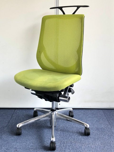 【中古】ゼファー（メッシュ）   オカムラ（okamura） 肘無ハイバックチェア