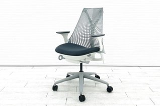 【唯一無二のチェア】ハーマンミラー製セイルチェア/前傾チルト付き【可動式肘置き】