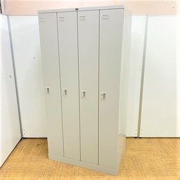 【2台入荷】バックオフィス・工場・学校どこでも大活躍！！4名用スチールロッカー