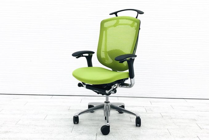 【中古】コンテッサ  CM42AB FBF6 オカムラ（okamura） 肘付ハイバックチェア