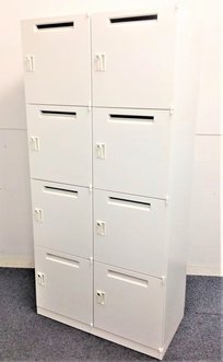 【ノートPC入ります！】内田洋行/HS(ハイパーストレージ)/パーソナルタイプ◆仕事道具の個別収納に！