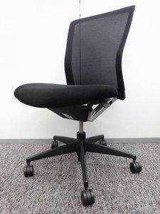 【背面メッシュチェア！】コクヨ製　エトス　肘無しチェア【使いやすさ◎】