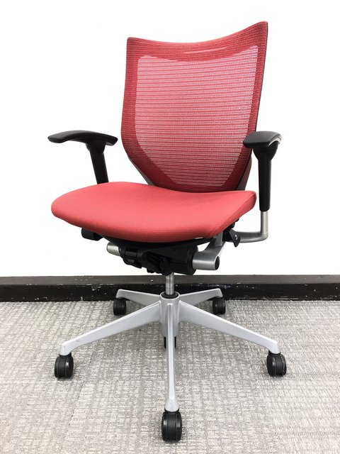 【中古】バロン   オカムラ（okamura） 肘無ローバックチェア
