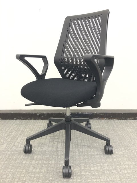 【中古】トヨセット YC-200NK その他メーカー 肘付ミドルバックチェア