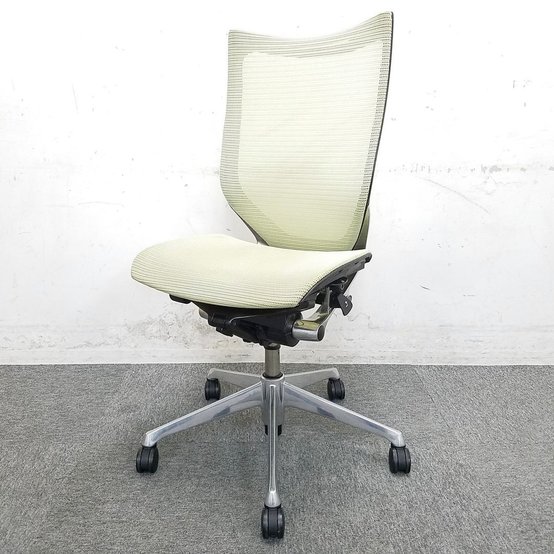 【中古】バロンメッシュ   オカムラ（okamura） 肘無ハイバックチェア