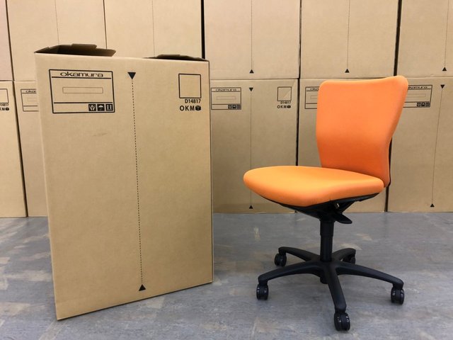 【新品】カロッツァ  CK33ZR-FS14 オカムラ（okamura） 肘無ローバックチェア